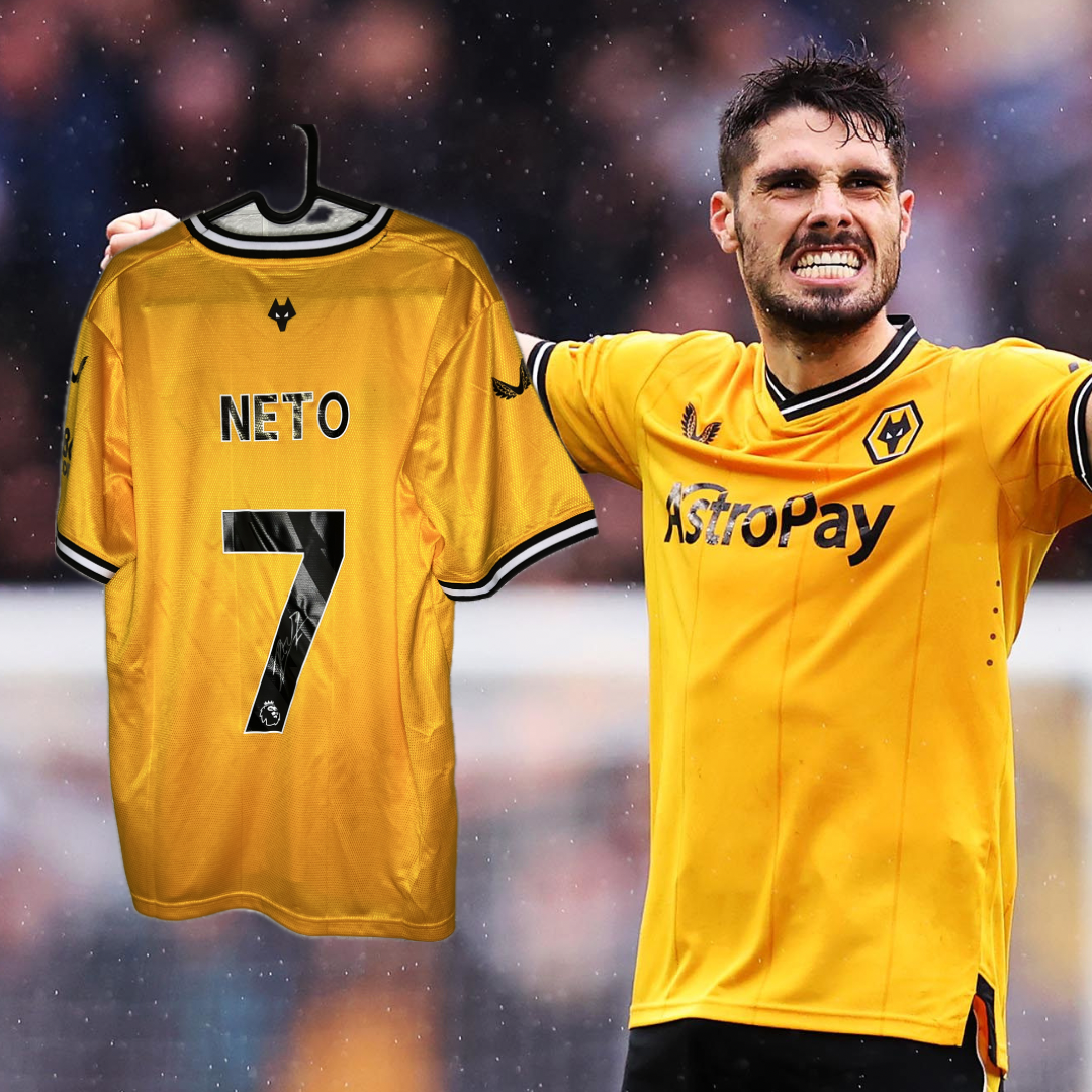 Neto signed Wolves shirt