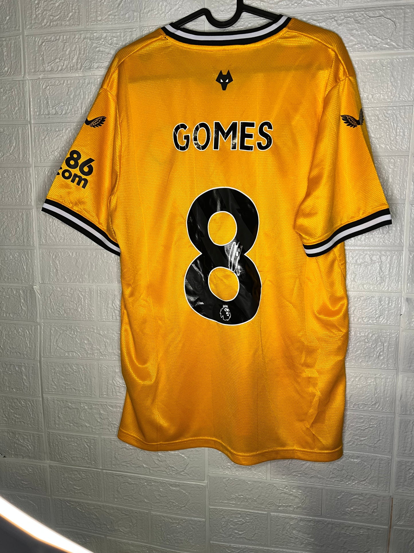 Gomes signed Wolves shirt