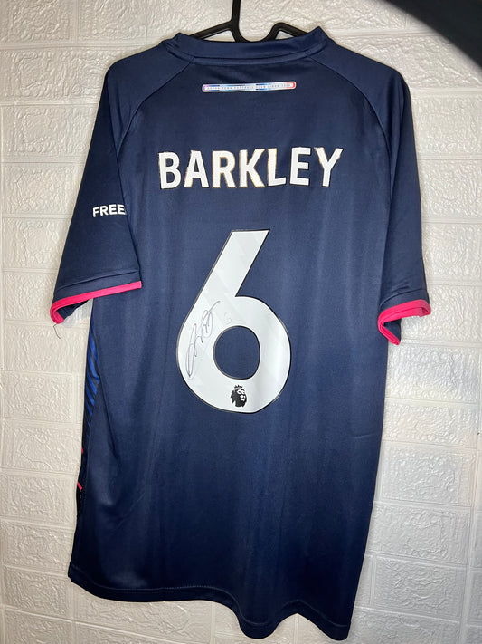 Barkley signed Luton third shirt