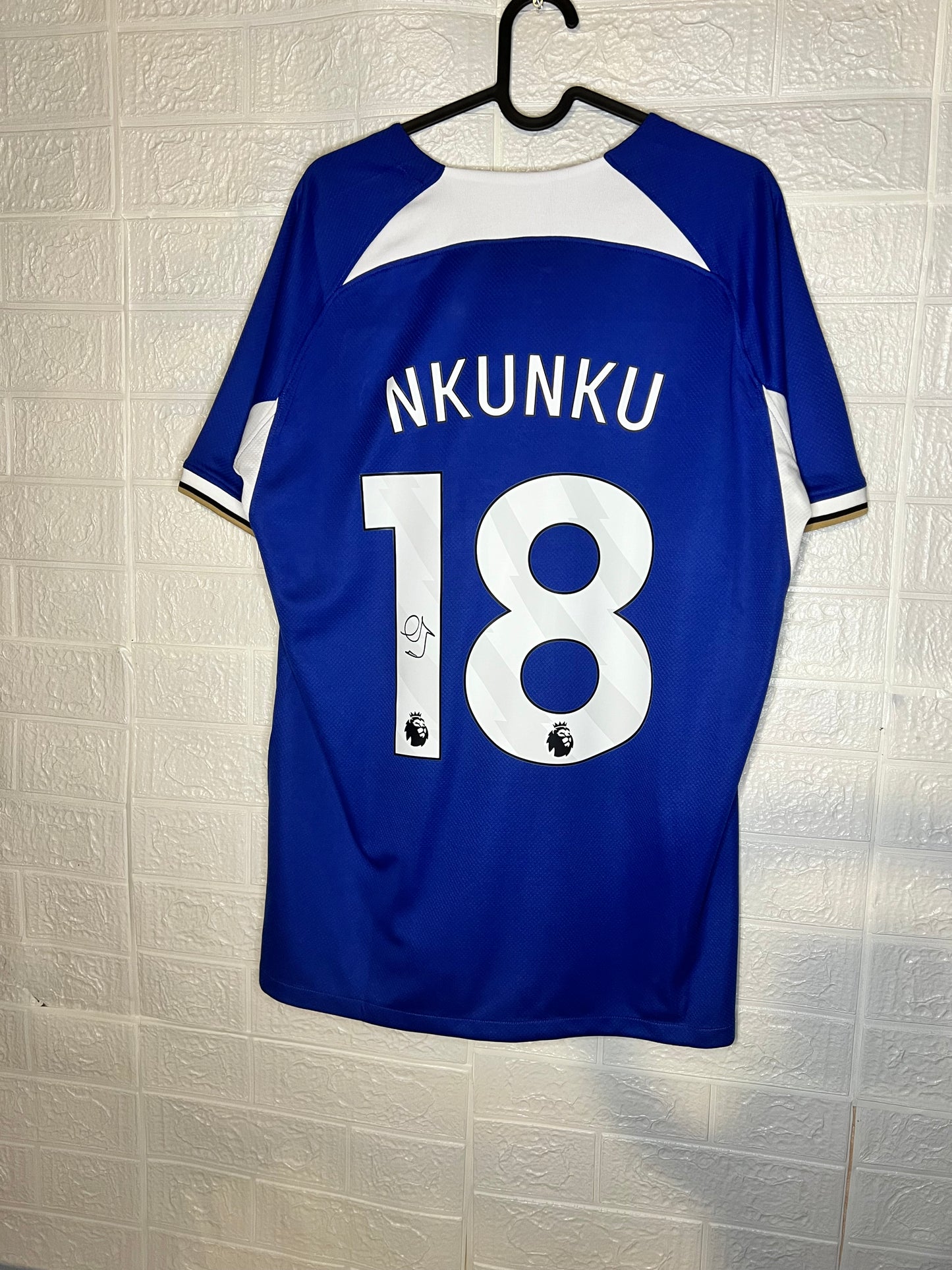 Nkunku signed Chelsea shirt