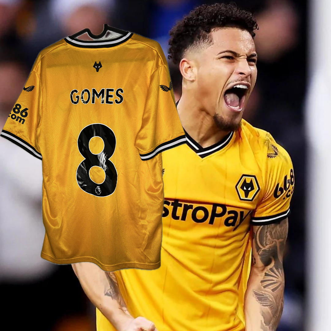 Gomes signed Wolves shirt