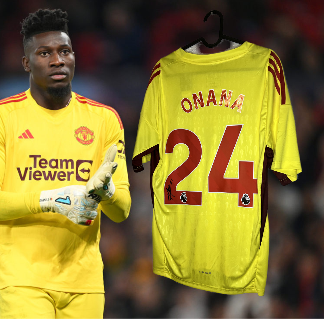 Onana signed Manchester United shirt