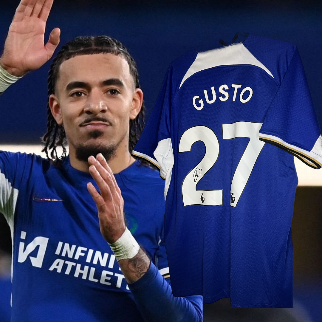 Gusto signed Chelsea shirt