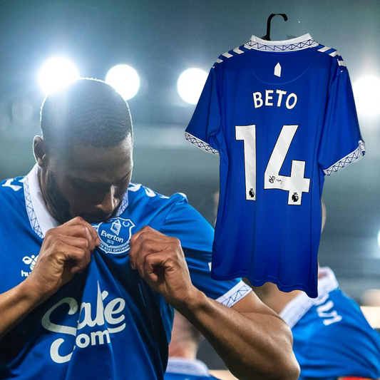 Beto signed Everton shirt.