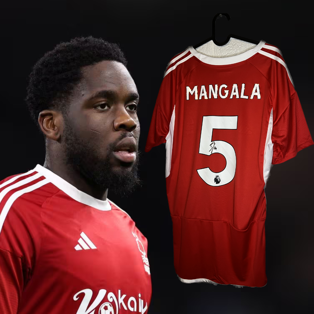 Mangala signed Nottingham forest shirt